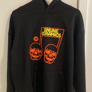 Online Ceramics Sweet Sound of Death Hoodie (L, Black, NWT)